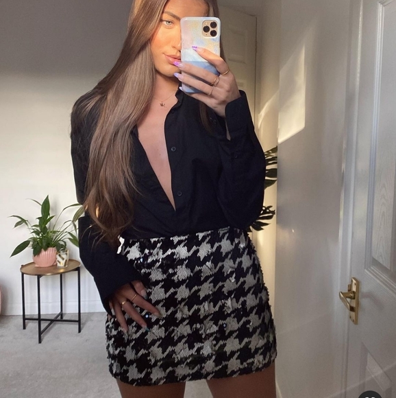 Zara 2pcs sequin skirt + Top - Picture 9 of 12